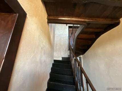 Escalier en bois avant travaux de rénovation - Montauban 82000