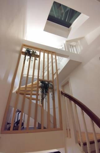 Aménagement de combles avec escalier et claustra sur mesure à Brunstatt