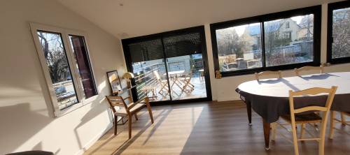 L'accès à la terrasse