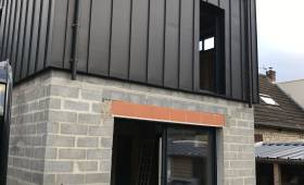 Construction de l'extension cube (Caen 14000)