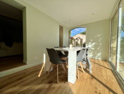 Extension de maison sur ancienne terrasse 