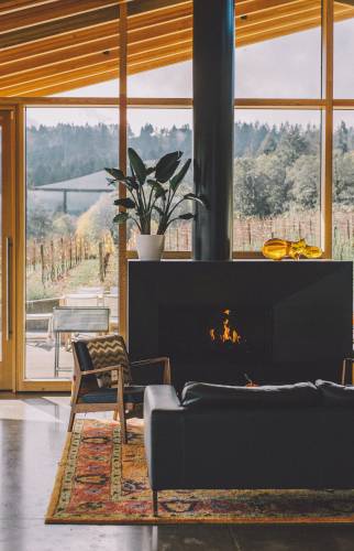 Photo du poêle installée