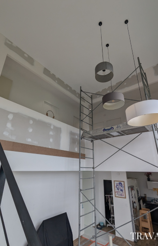 Préparation du chantier de rénovation à Chantepie
