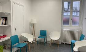 La salle d'attente après travaux 