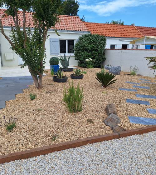 Aménagement de jardin minéral - La Plaine sur mer 44770