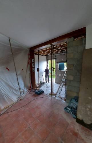 Ouverture mur porteur