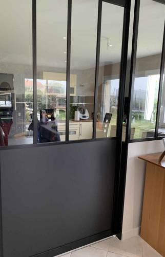 Mise en place d'une verrière aux Sorinières (44)