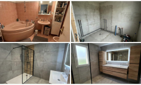Rénovation salle de bains Merville