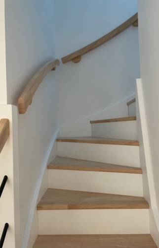 Pose d'un escalier au Pallet