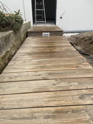 Pose d'une terrasse bois - Montauban 82000