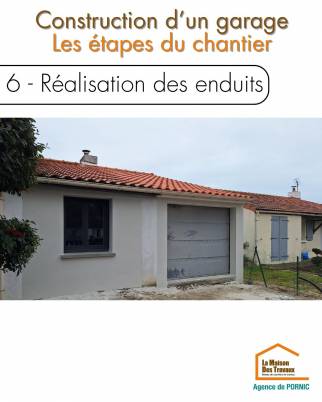 Construction de garage avec habillage extérieur - Pornic 44210