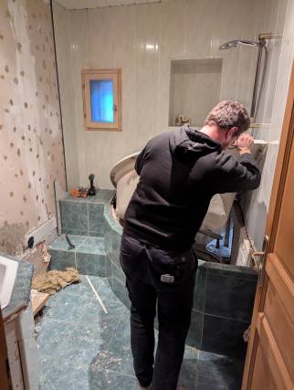 salle de bain rénovée