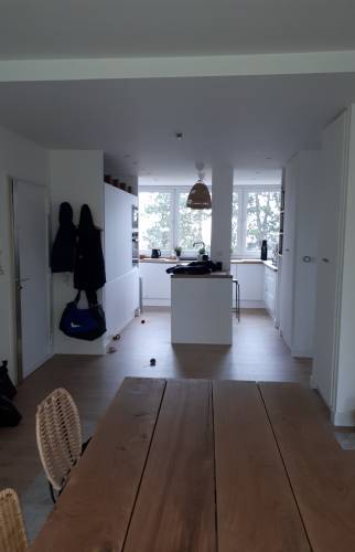 Réalisation d'une cuisine ouverte sur salle à manger 