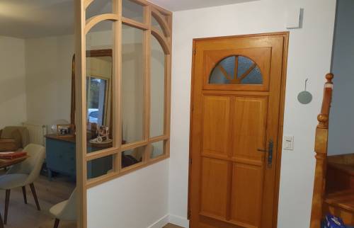 Verrière d'atelier posée