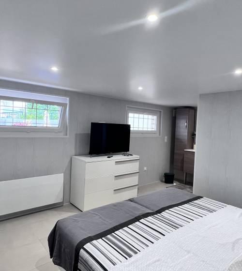 Garage converti en chambre