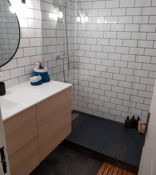 bac à receveur plat 