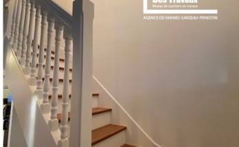 La Maison des Travaux Vannes rénovation escalier ancien 56
