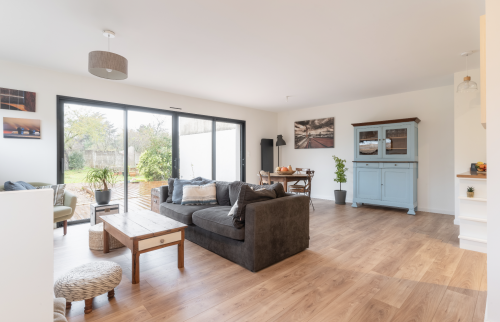 Extension de maison individuelle à Rezé - salon séjour 