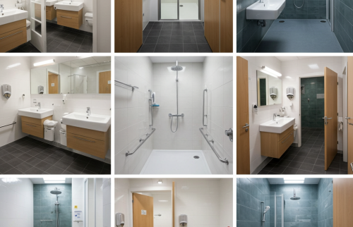 salle de bain universitaire