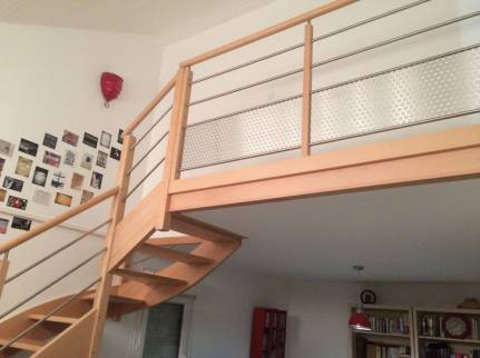 Un escalier quart tourant Mertzwiller