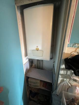 Dépose de la chaudière Fréjus