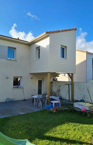 Fin des travaux - Surélévation de maison de 30 m² à Vertou
