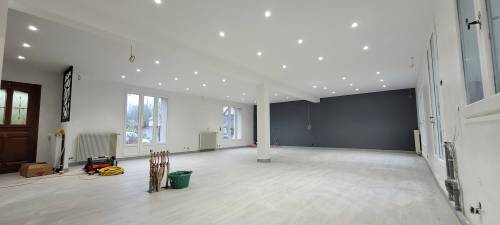 Création d'un grand séjour lumineux après démolition de cloisons - Bombon 77720