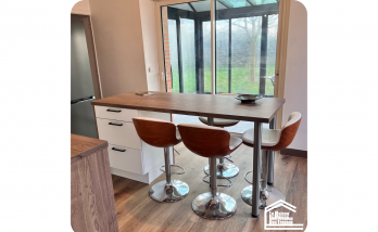 Conception d'une cuisine ouverte sur Bayeux et ses alentours 