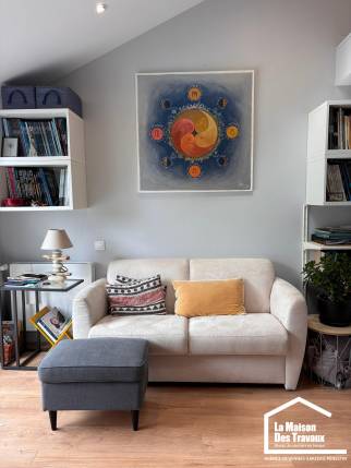 Transformation d’un garage en pièce de vie moderne à Damgan