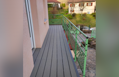 Rénovation d'un balcon avec agrandissement