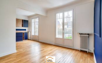 Parquet en bois massif rénové