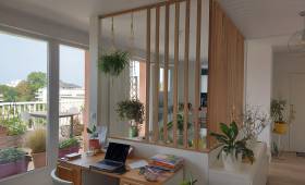 Claustras et coin bureau