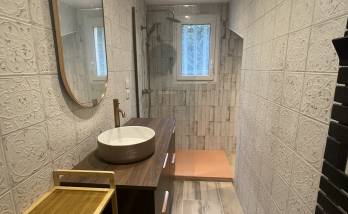 salle de bain après