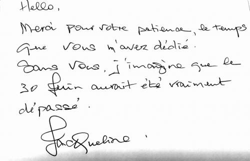 Témoignage de notre cliente