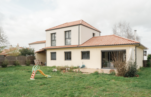 Surélévation de maison à Saint-Sébastien-sur-Loire (44230) - vue de l'extérieur