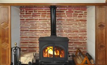 Pose d'un poêle à bois en remplacement d'une cheminée dans un pavillon d'Athis-Mons