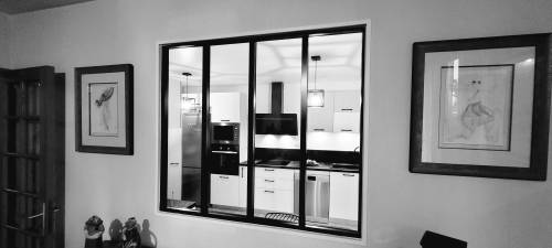 Pose de verrière intérieure dans une cuisine - Evry-Grégy-sur-Yerres 77166