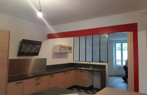 Verrière côté cuisine