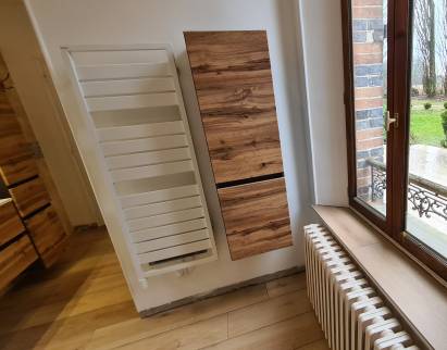 Meuble et sèche-serviette