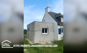 Nouvelle Extension au Pays Fouesnantais: Un Espace Moderne Conçu pour Durer