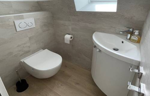 Coin lavabo et toilette