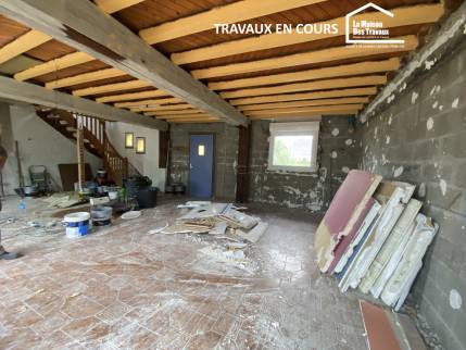 Travaux de rénovation en cours La Maison des Travaux Vannes