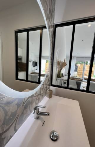 Création Verrière d'atelier dans un garage en studio