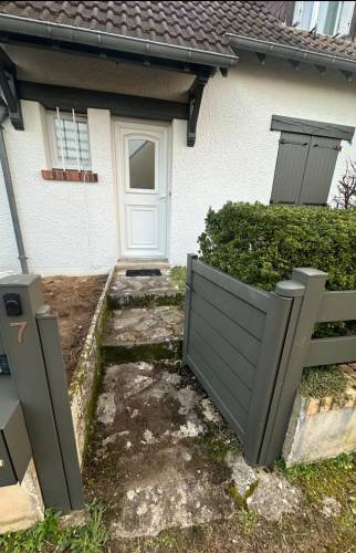 Escalier extérieur avant travaux