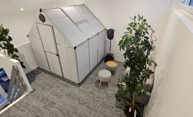 Petite maisonette pour faire de la batterie 