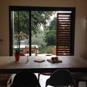 Création d'une salle à manger ouverte sur la terrasse