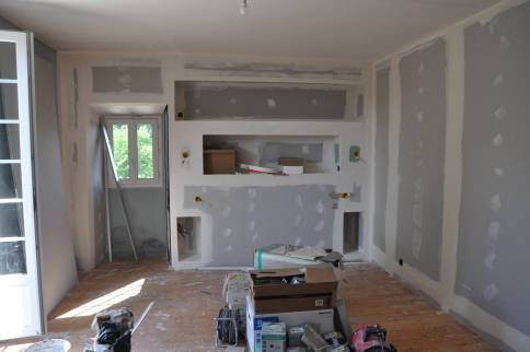 Travaux de plâtrerie pour aménager une suite parentale - Sénart 77127