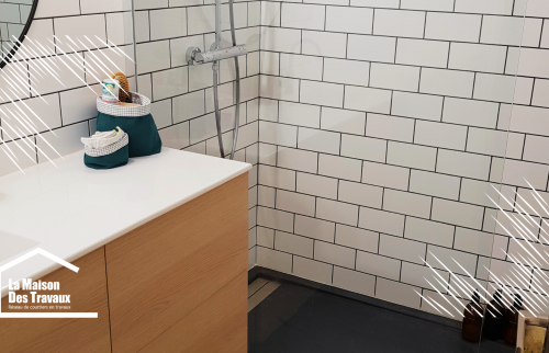 Transformation d'une Salle de Bain à Miramont-de-Guyenne : Quand le Moderne Rencontre le Rétro