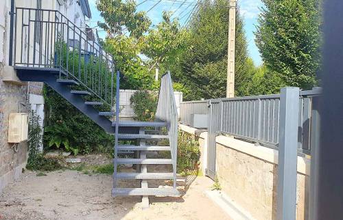Escalier à Saint-Malo