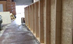 Préparation en atelier de l'ossature bois (91)